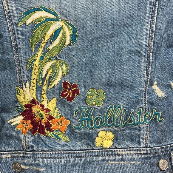 Hollister Floral Cali Jean Jacket - Picture 5 of 6